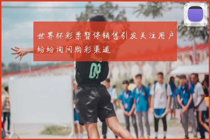 世界杯彩票暂停销售引发关注用户纷纷询问购彩渠道